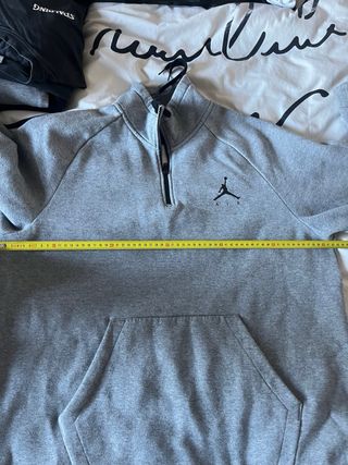 Sudadera Jordan Media Cremallera Gris XL