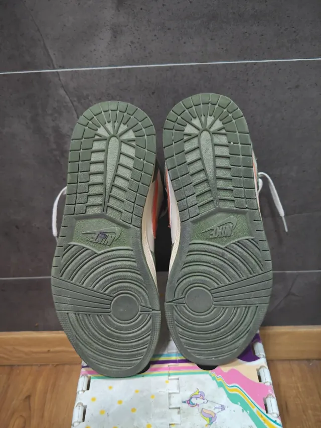 Jordan 1 Verde y Naranja