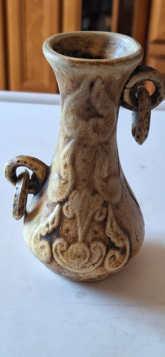 Jarra cerámica vintage con asas