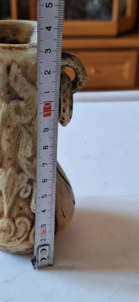 Jarra cerámica vintage con asas