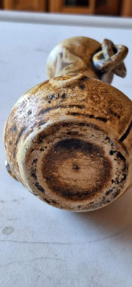 Jarra cerámica vintage con asas