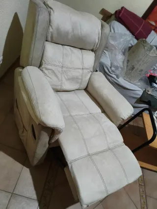 Butaca reclinable beige