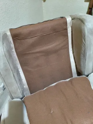 Butaca reclinable beige