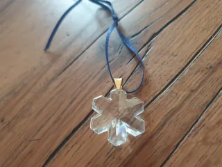 Fiocco di Neve Swarovski Cristallo Dorato