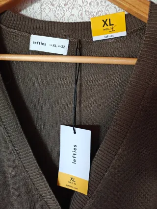 Cárdigan largo punto Lefties nuevo