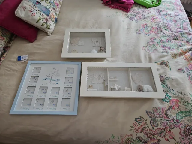 Marco de foto y cuadros para bebé Fotos de 12 mese