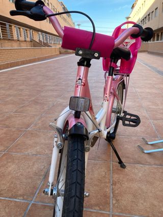 Bicicleta Niña Rosa Flores