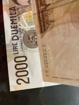 Banconota 2000 Lire Duemila G. Marconi serie AA