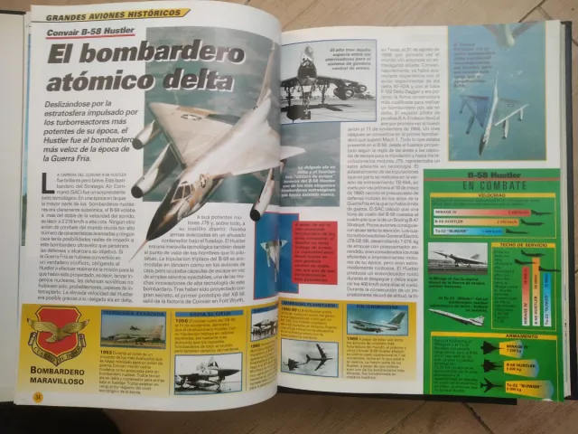 Enciclopedia Aviones de Guerra Planeta. 5 tomos.