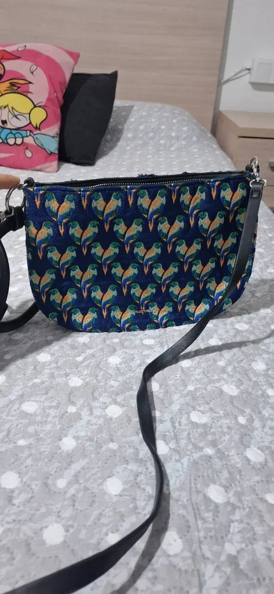 Bolso de mujer con estampado de pájaros