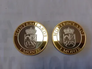 Lote 2 Monedas 1 Monte Montesclaros