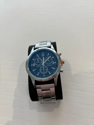 Reloj para hombre  Azul y Plateado