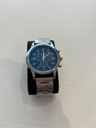 Reloj para hombre  Azul y Plateado