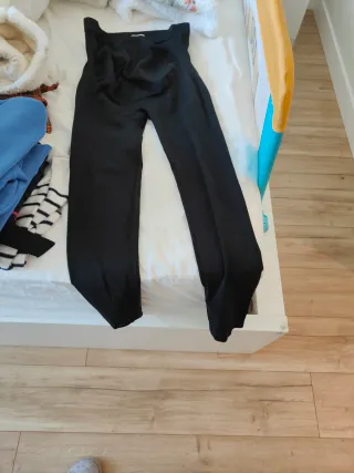 Leggings premamá Oysho negros talla S,