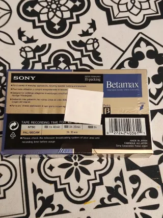 Cinta Sony Betamax L-830