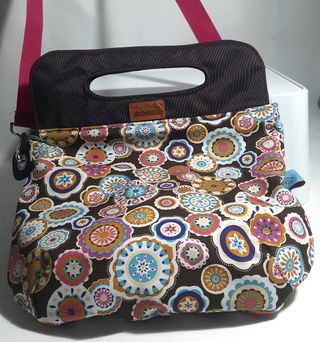 Bolso bandolera único estampado floral