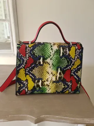 Bolso de mano y hombro multicolor