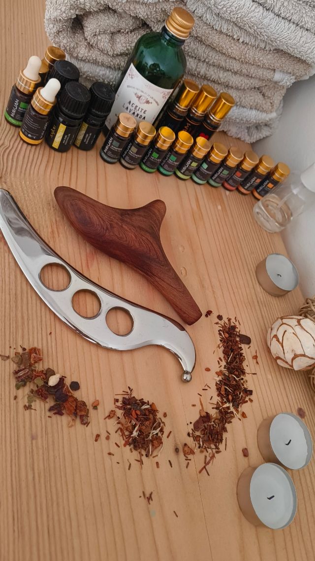 Lote de material para masaje