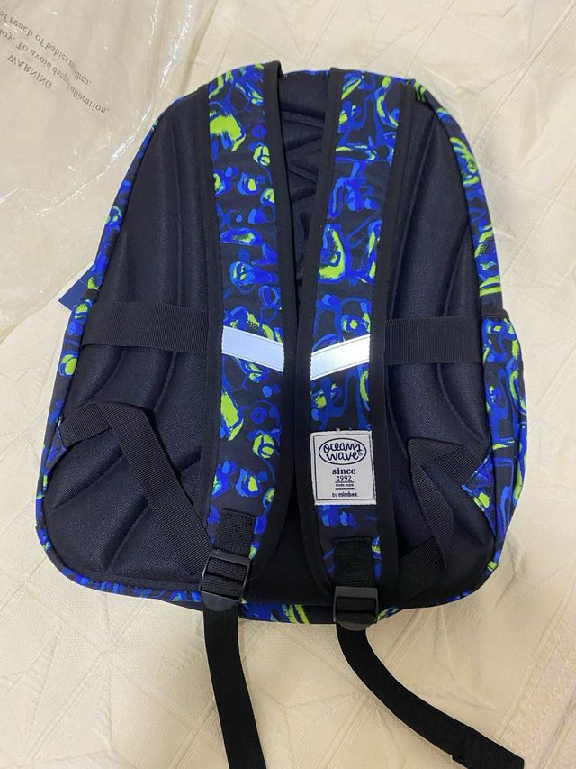 Mochila Ocean Wave blue liquid