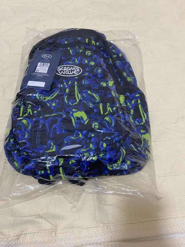 Mochila Ocean Wave blue liquid