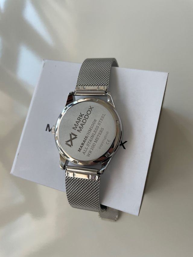 Reloj Mark Maddox Hombre Azul y Plateado