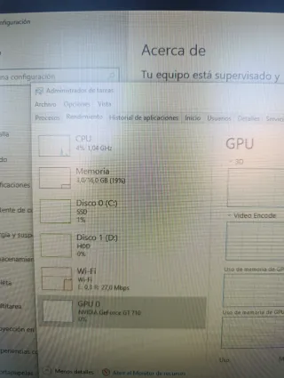 PC i5 7400 Nvidia iGual Negro/Gris