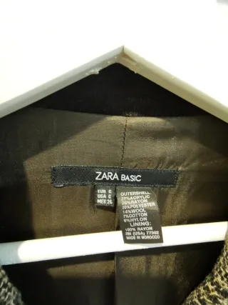 Americana Zara Invierno Talla S