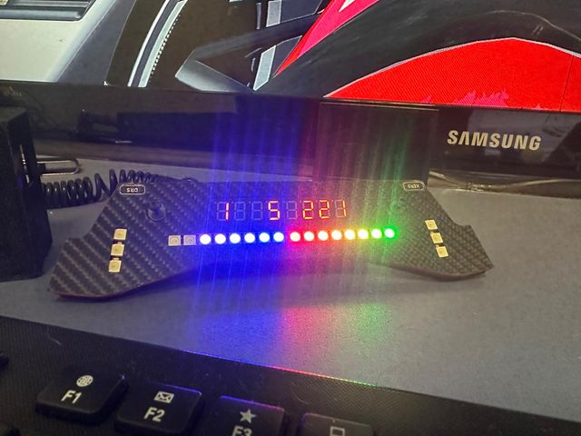 Display SRP para Volante TSPC con SIMHUB