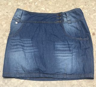 Falda vaquera Inside azul