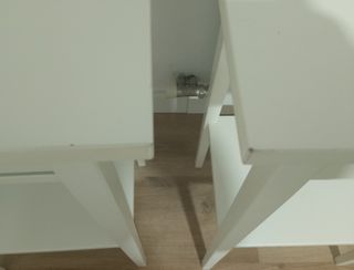 Mesitas de noche HEMNES Ikea blancas