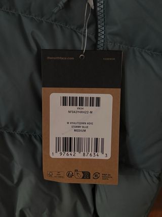 The North Face Piumino donna con Cartellino