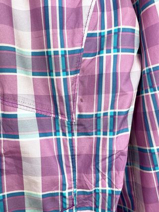 Cortavientos Columbia Retro Mujer Y2K Cuadros