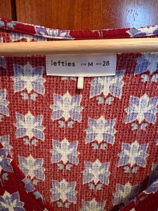 Vestido estampado flores Lefties