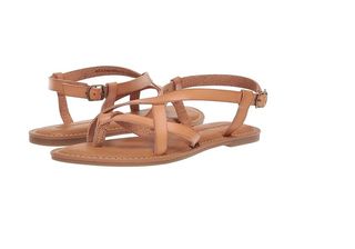 Sandalias Tiras Dedo Marrones Talla 38.5