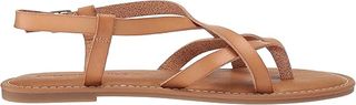 Sandalias Tiras Dedo Marrones Talla 38.5