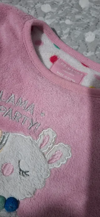 Pijama niña unicornio talla 24-36
