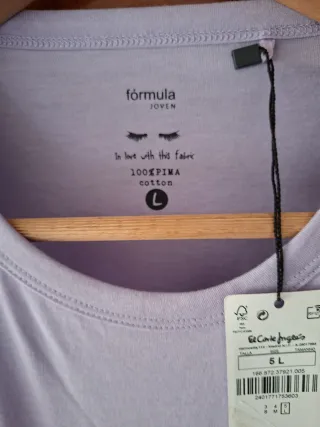 Camiseta Fórmula Joven sin mangas hombreras L