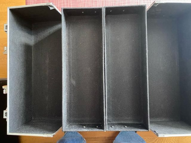 Maletín maquillaje/manicura plateado