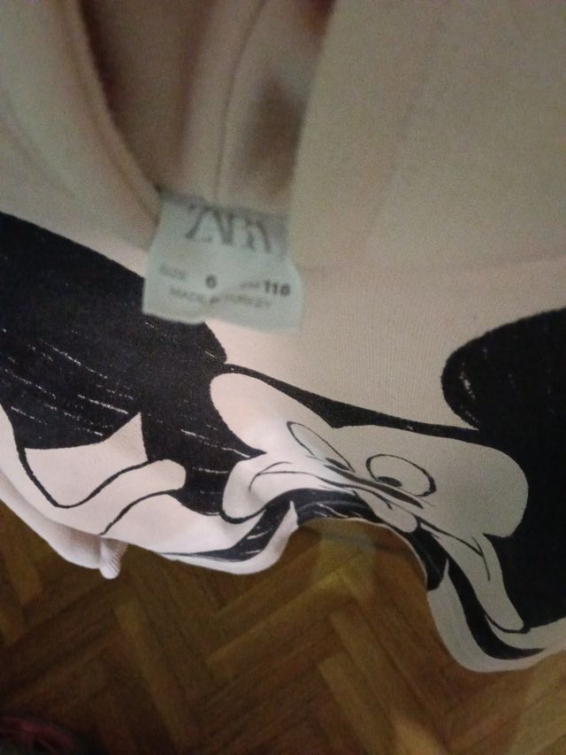 Sudadera Zara Mickey Disney Talla M