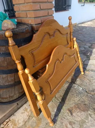 Cabecero de cama de madera 105cm