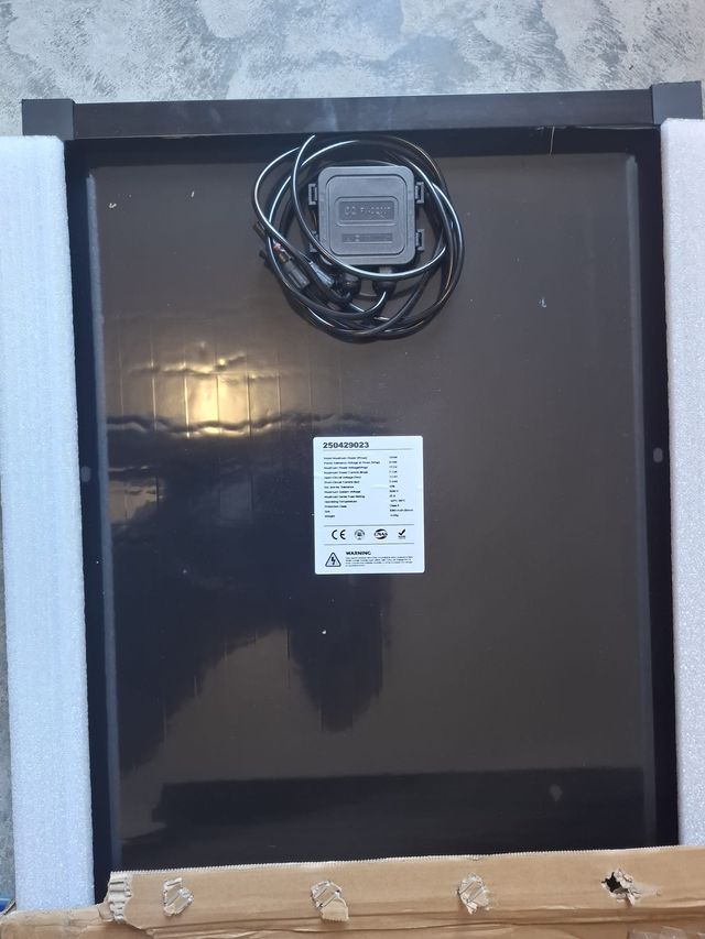 Panel Solar Monocristalino 100W 12V 12BB