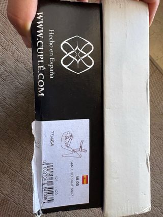 Sandalias tacón Cuplé rosa y plata