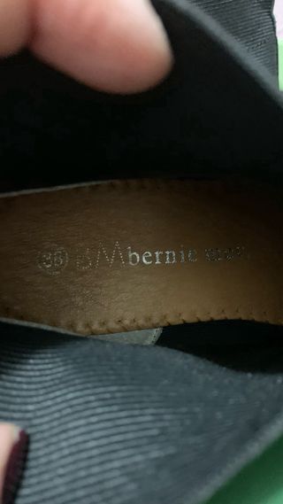 Botines negros de cuña para mujer