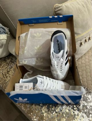 Adidas Samba Donna Bianco/Marrone Taglia 37