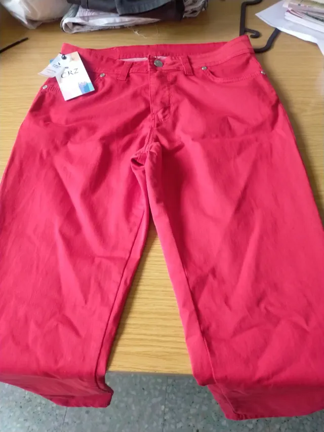 Pantalones CRZ Mujer Rojos
