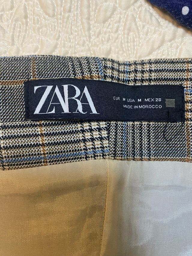 Chaleco Zara cuadros