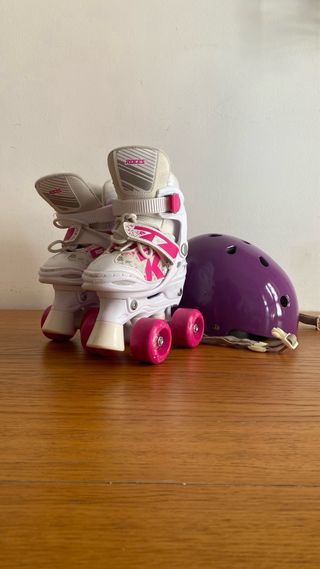 Patines Roces Talla 26-29 4 Ruedas + Casco 50-54