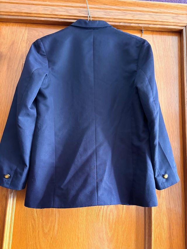 Americana niño azul