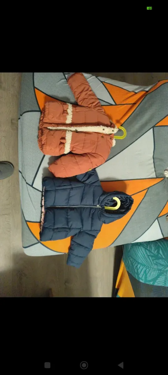2 chaquetas bebé talla 74cm