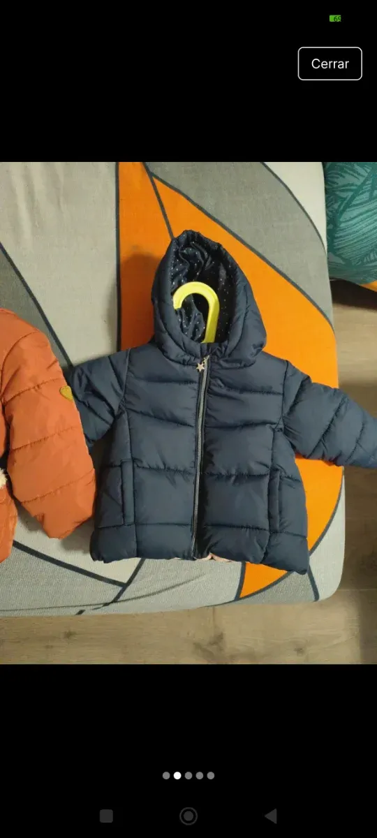 2 chaquetas bebé talla 74cm